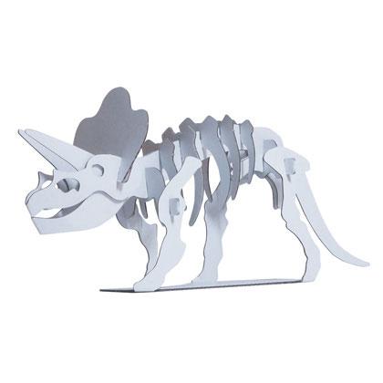 白ダンボール恐竜工作キット トリケラトプス のりもはさみも使わずに組み立てられるペーパークラフト Cardboard Craft Kit Dinosaurの通販はau Pay マーケット 和雑貨のお店 和敬静寂