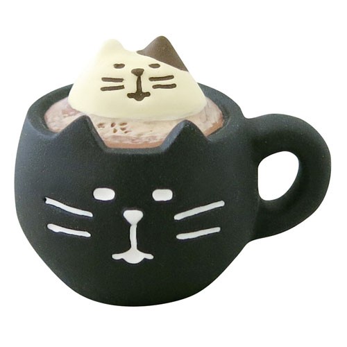 Concombre 黒猫ラテ Zhw ハロウィン黒猫カフェ 置物 フィギュア Cat Figurineの通販はau Pay マーケット 和雑貨のお店 和敬静寂