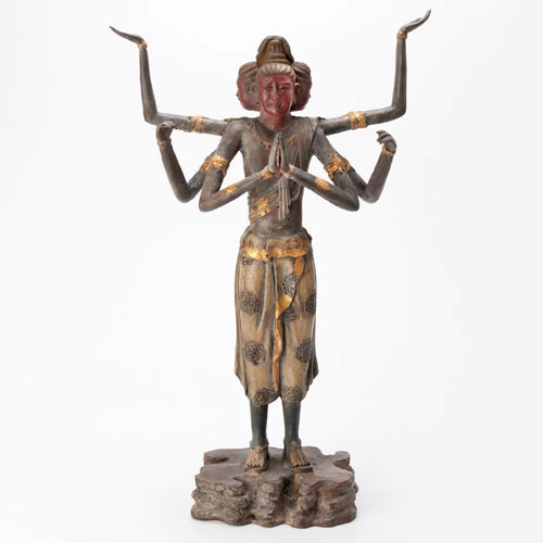 高岡銅器　阿修羅像（未入魂）　蝋型青銅製　作者：喜多敏勝　Takaoka douki ashurazou bronze Kita Toshikatsuの通販は