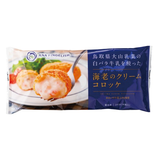 au　鳥取県大山乳業の白バラ牛乳を使った海老のクリームコロッケの通販はau　ANA　FINDELISH　PAY　まるひろオンラインショップ　PAY　マーケット　マーケット－通販サイト