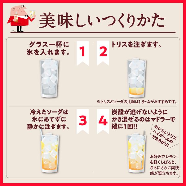 【定量ポンプ付き】サントリー トリスウイスキー 4L 4000ml×4本(1ケース) 大容量 まとめ買い 国産ウイスキー ブレンデッド ジャパニーズ whisky 送料無料 (一部地域除)_5