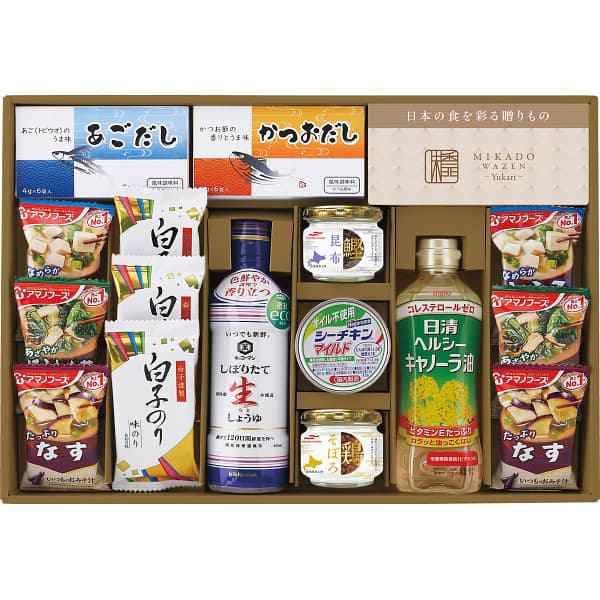 お歳暮　PAY　お年賀　味香門和膳‐ゆかり‐　の　セット　食品　冬　早割　寒中見舞い　PAY　送料無料　2023　au　御歳暮　MKY-50　の通販はau　ギフト工房☆愛来（アイクル）　調味料　au　冬ギフト　ギフト　マーケット店　寒中御見舞　マーケット　PAY　内祝い・引き出物　マーケット－通販サイト