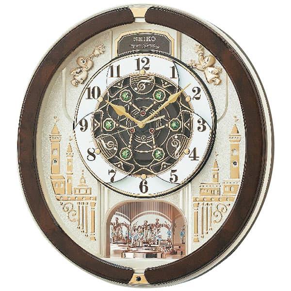 セイコー 電波からくり掛時計 RE579B ギフト 出産内祝い 内祝い 結婚内祝い 快気祝い 入学祝い 入学内祝い 香典返し お返し お供え 贈り物 お礼 ごあいさつ 粗品 景品 寒中見舞い 厄祝い バレンタインの通販は
