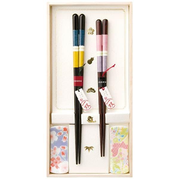 一双 百福桐箱 箸置付夫婦箸 有馬 39395 ギフト 出産内祝い 内祝い 結婚内祝い 快気祝い 入学祝い 入学内祝い 香典返し お返し お供え 贈り物 お礼 ごあいさつ 粗品 景品 寒中見舞い 厄祝い バレンタインの通販は 5,060円