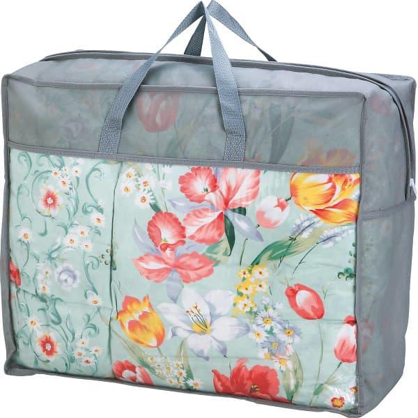 花浪漫 羽根ふとんバッグ入り グリーン HRU-515 ギフト 出産内祝い 内祝い 結婚内祝い 快気祝い 入学祝い 入学内祝い 香典返し お返し お供え 贈り物 お礼 ごあいさつ 粗品 景品 厄祝い バレンタインの通販は掛け布団