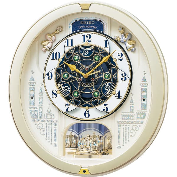 セイコー メロディ電波からくり掛時計(39曲入) RE579S ギフト 出産内祝い 内祝い 結婚内祝い 快気祝い 入学祝い 入学内祝い 香典返し お返し お供え 贈り物 お礼 ごあいさつ 粗品 景品 厄祝い バレンタインの通販は