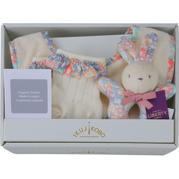 育児工房 リバティプリント使用・ベビーミニギフト3点セット ピンク 383409 ギフト 出産内祝い 内祝い 結婚内祝い 快気祝い 入学祝い 入学内祝い 香典返し お返し お供え 贈り物 お礼 ごあいさつ 粗品 景品 厄祝い バレンタインの通販は 5,434円