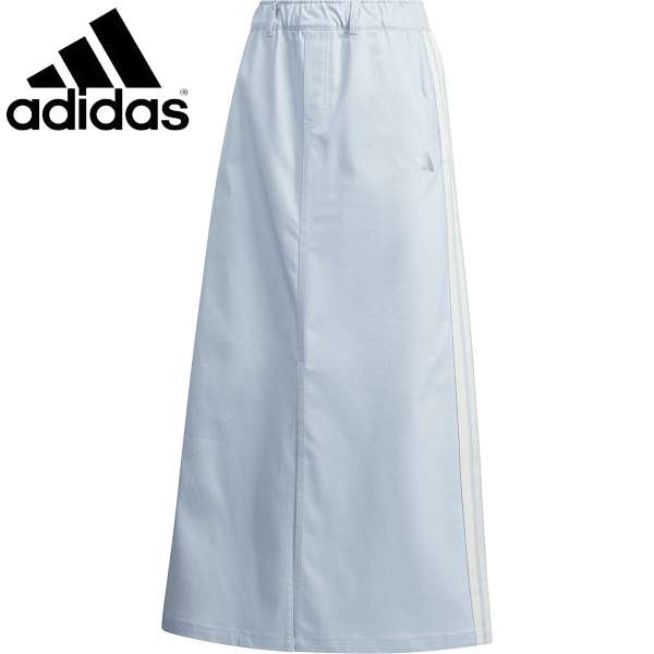◆◆◎ ＜アディダス＞ adidas スタジアム クローム デニム ルーズフィット スカート DK592 (KF8215：グローブルー)