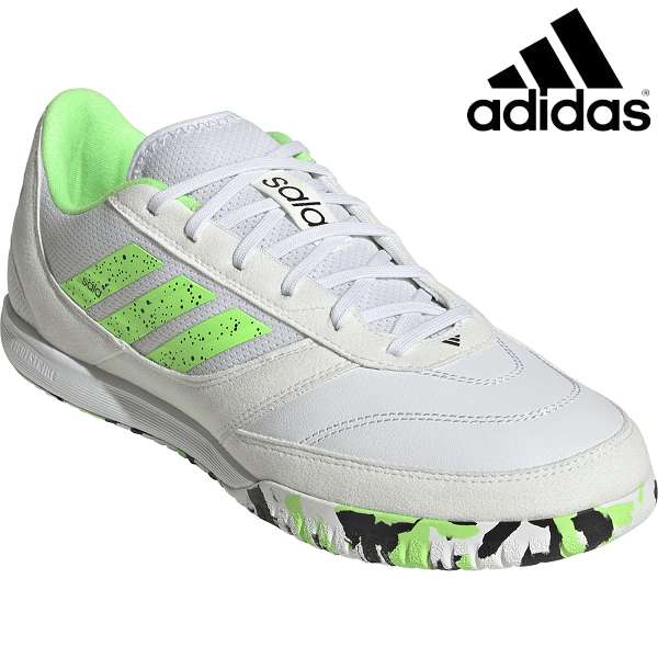 ◆◆ ＜アディダス＞ ADIDAS トップ サラ コンペティション 2 インドア用スパイク JH6294 (フットウェアホワイト/ライムバースト/コアブラック)