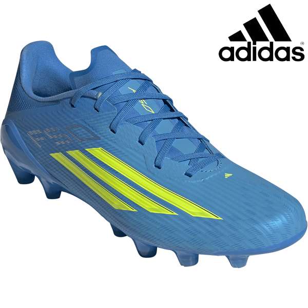 ◆◆◎ ＜アディダス＞ adidas F50 LEAGUE HG JQ4349 (ルシッドレイブルー/チームソーラーイエロー/ルシッドアクアマリン) サッカースパイク メンズ
