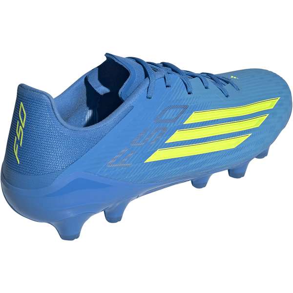 ◆◆◎ ＜アディダス＞ adidas F50 LEAGUE HG JQ4349 (ルシッドレイブルー/チームソーラーイエロー/ルシッドアクアマリン) サッカースパイク メンズ_1