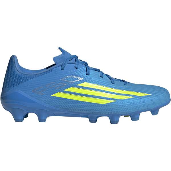 ◆◆◎ ＜アディダス＞ adidas F50 LEAGUE HG JQ4349 (ルシッドレイブルー/チームソーラーイエロー/ルシッドアクアマリン) サッカースパイク メンズ_4