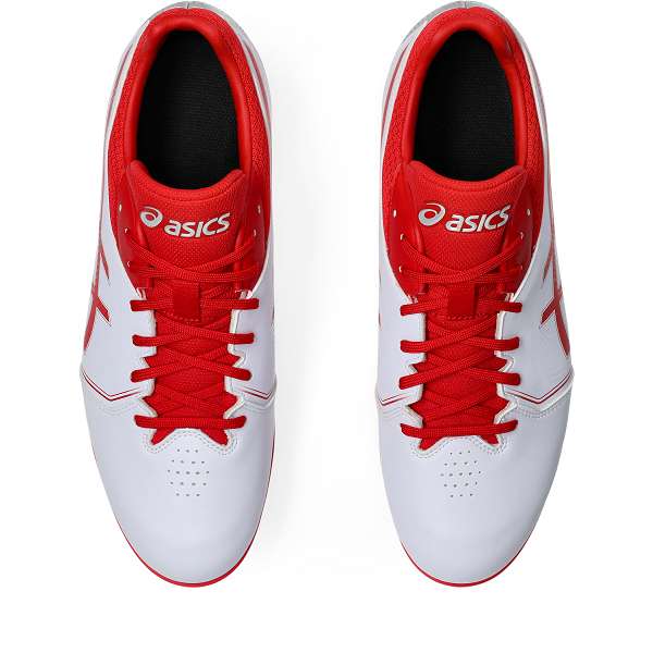 ◆◆ 【アシックス】 ASICS NEOCONNECT 1123A054 (101：WHITE/RED) 野球 スパイク 1123A054-101