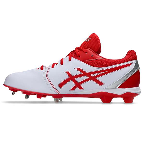 ◆◆ 【アシックス】 ASICS NEOCONNECT 1123A054 (101：WHITE/RED) 野球 スパイク 1123A054-101