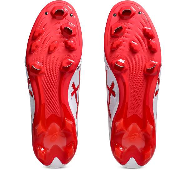 ◆◆ 【アシックス】 ASICS NEOCONNECT 1123A054 (101：WHITE/RED) 野球 スパイク 1123A054-101