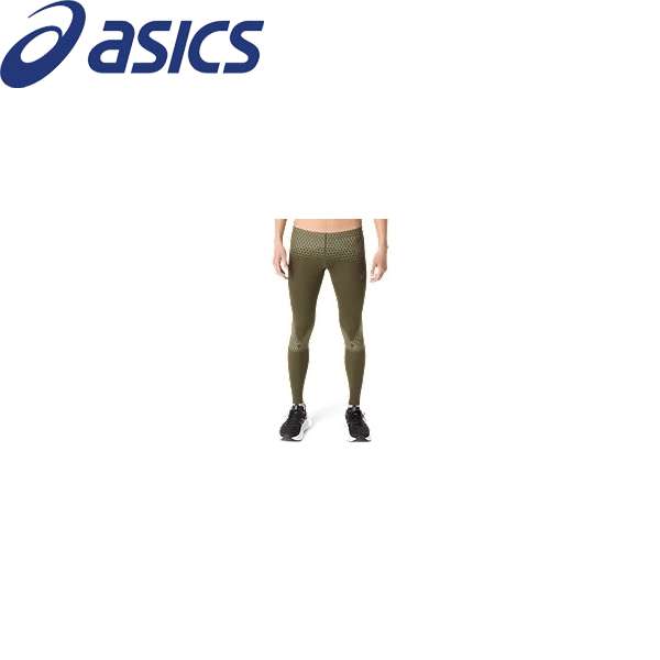 ◆◆メール便発送 ＜アシックス＞ ASICS MMSスタビリティタイツ 2011D008 (200：ブラウンストーン×マントルグリーン) メンズ 2011D008-200