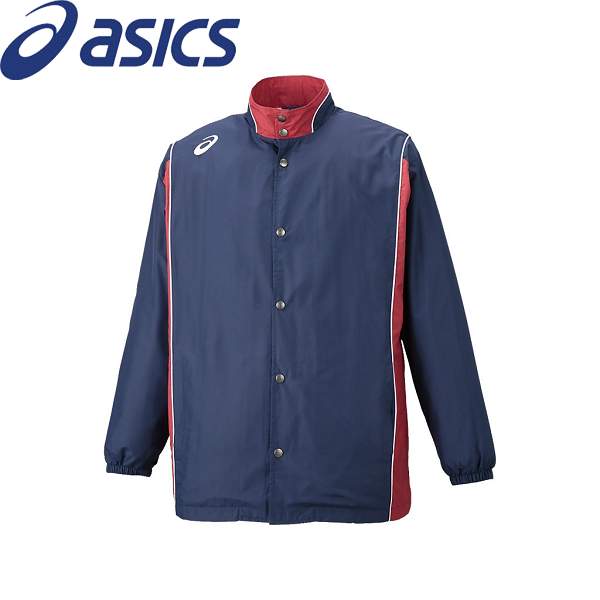◆◆ ＜アシックス＞ ASICS ウオームアップジャケット (401) ネイビー/ストロングレッド 2063A198-401 6,847円