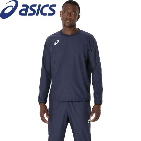 ◆◆メール便発送 ＜アシックス＞ ASICS ピステシャツ 2101A319 (405：ミッドナイト) サッカー 2101A319-405