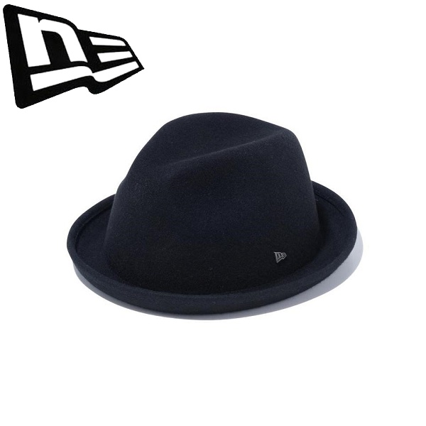 ◆◆＜ニューエラ＞ NEWERA ハット The Fedora フェドーラ ウール ブラック 12018920