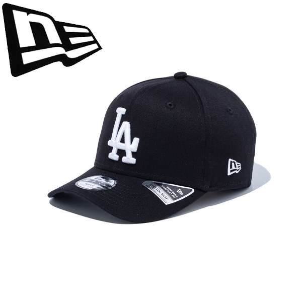 ◆◆ ＜ニューエラ＞ NEWERA キッズキャップ Youth 9FIFTY ストレッチスナップ ロサンゼルス・ドジャース ブラック × ホワイト 14524523 キャップ