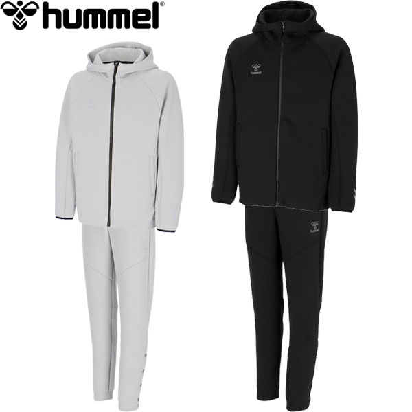 ◆◆ ＜ヒュンメル＞ hummel スウェットフルジップフーディー＆スウェットパンツ メンズ 上下セット バスケットボール HAPB8025-HAPB8025BP