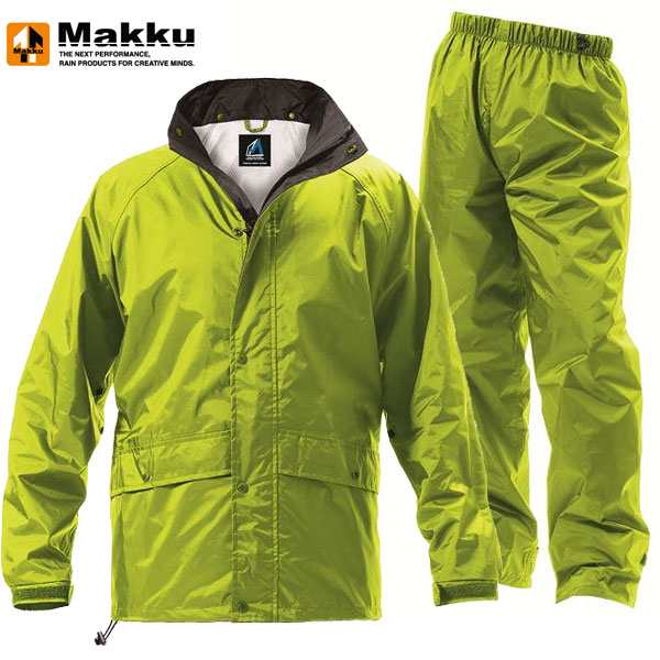 ◆◆ ＜マック＞ MAKKU フェニックス2 上下セット AS7400 (GREEN) レインスーツの通販は