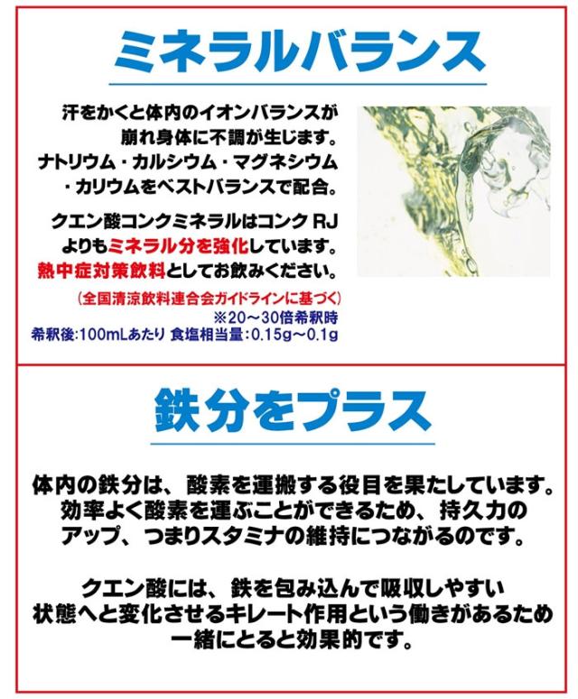 ◆◆ ＜メダリスト＞ MEDALIST クエン酸コンク ミネラル・鉄プラス 900mL(12本セット／1本で約27L分) 890015_5