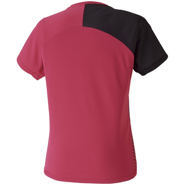 ◆◆メール便発送 【クリアランス】【返品・交換不可】 ＜ミズノ＞ MIZUNO ウィメンズゲームシャツ(ウィメンズ) 62JA0216 (65：ピンク×ブラック) テニス バドミントンの通販は
