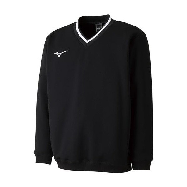 ◆◆メール便発送 ＜ミズノ＞ MIZUNO スウェットシャツ(肉厚)[ユニセックス] 62JC8002 (09：ブラック)の通販は 5,819円