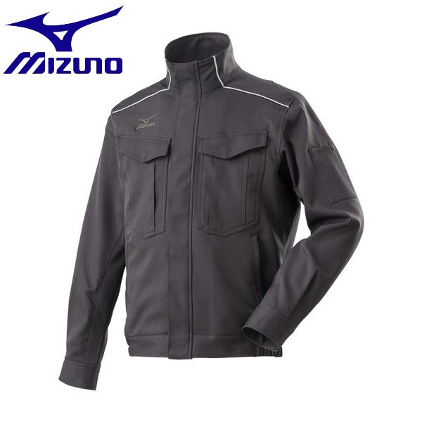 ◆◆【返品・交換不可】 ＜ミズノ＞ MIZUNO ワークジャケット[メンズ] F2JE8582 (07：チャコールグレー) ワーキング用品