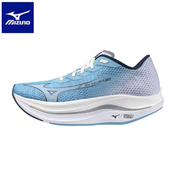 ◆◆ ＜ミズノ＞ MIZUNO ウエーブリベリオンフラッシュ2(レディース) J1GD2435 (71) ランニングシューズ