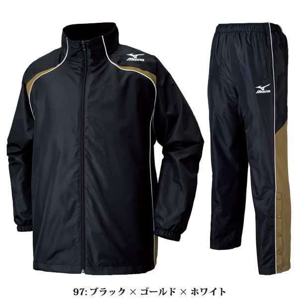 ◆◆ ＜ミズノ＞ 【MIZUNO】 ユニセックス ウィンドブレーカーシャツ＆パンツ バスケットボール ブレーカー上下セット セットアップ  W2JE｜au PAY マーケット