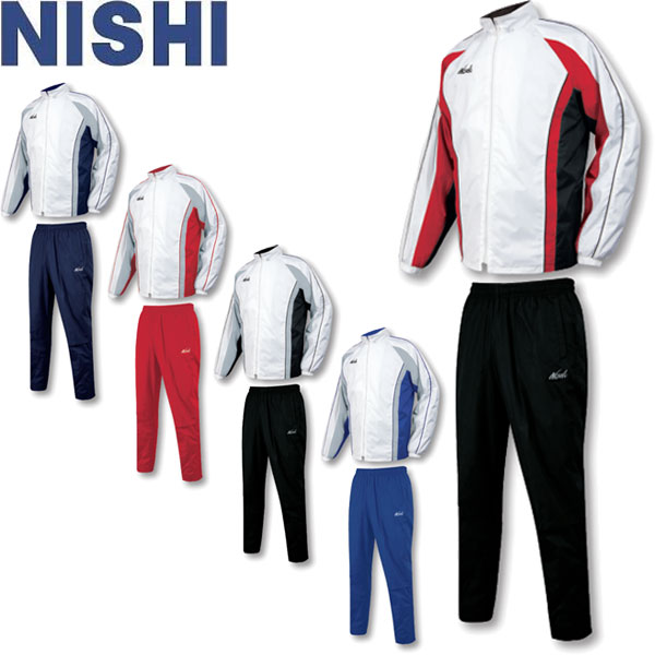 ◆◆ ＜ニシスポーツ＞ NISHI ライトブレーカージャケット＆ライトブレーカーパンツ ユニセックス 上下セット 陸上競技 N84-07J-N84-07P