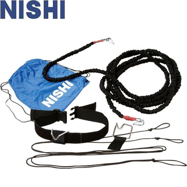 ◆◆ ＜ニシスポーツ＞ NISHI クイックリリース・スピードハーネスTS 9m ミディアムチューブタイプ 陸上競技 トレーニング用品 NT7422C