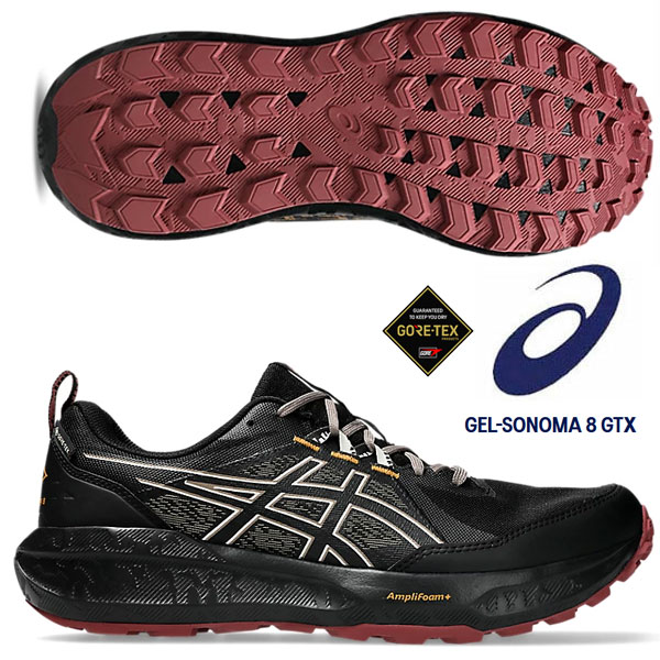 即納可☆【ASICS】アシックス GEL-SONOMA 8 GTX ゴアテックス トレイルランニングシューズ 1011B977 10,913円