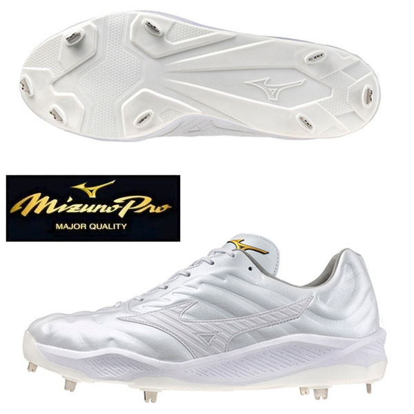 即納可★ 【MIZUNO PRO】ミズノ 【ミズノプロ】クッションレボプロ 野球／ソフトボール スパイク 11GM243001