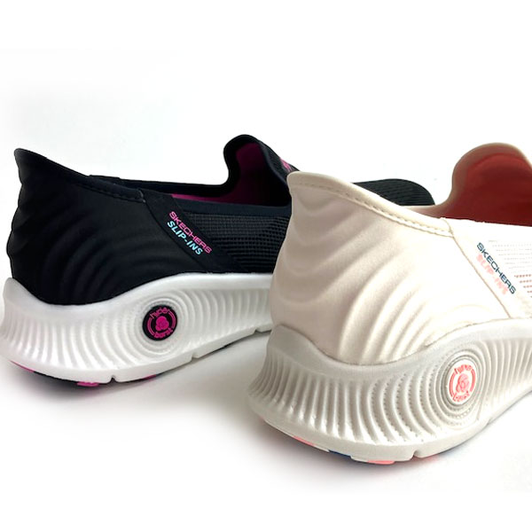 なひ Skechers 女性用 D'Lites Fan Girl ハンズフリー スリッポン