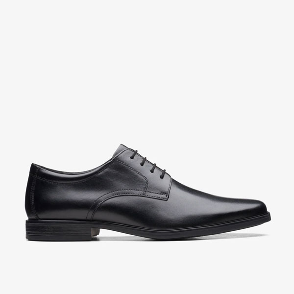 即納可☆【Clarks】クラークス Howard Walk / ホワードウォーク ブラックレザー 革靴 ビジネスシューズ 26161285_2