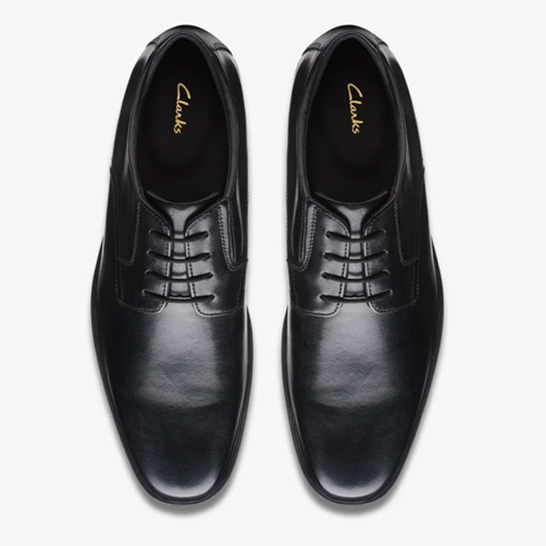 即納可☆【Clarks】クラークス Howard Walk / ホワードウォーク ブラックレザー 革靴 ビジネスシューズ 26161285_6