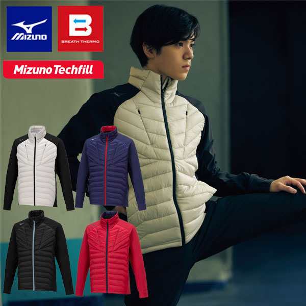 即納可☆【MIZUNO】ミズノ ブレスサーモ テックフィルハイブリッド 