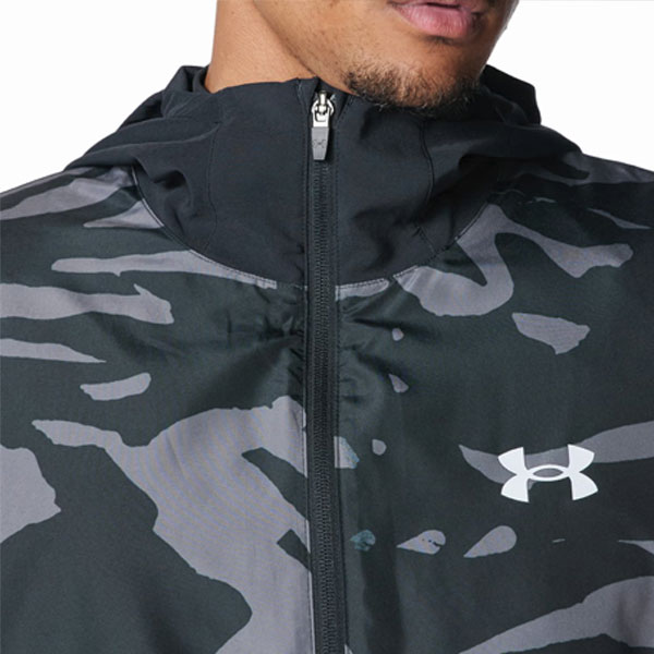 即納可★【UNDER ARMOUR】アンダーアーマー UAウーブン フルジップ フーディド ジャケット＆ウーブン パンツ 野球 上下セット 6007975-6007976_4