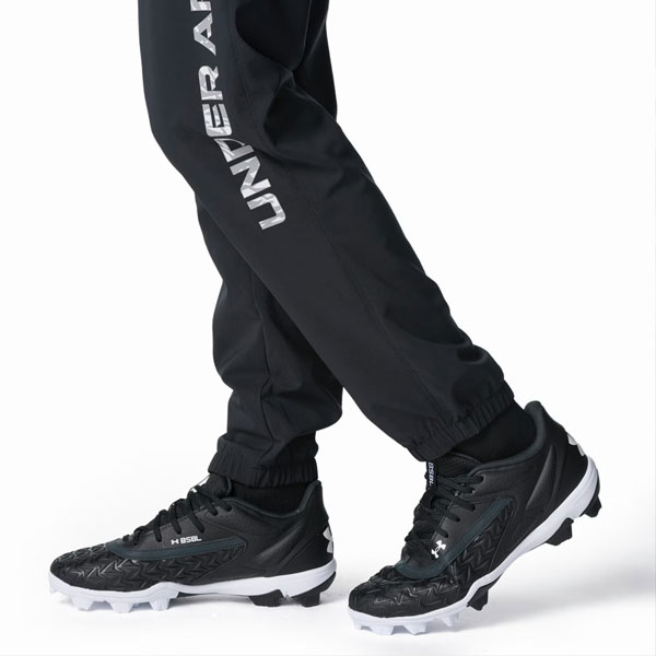 即納可★【UNDER ARMOUR】アンダーアーマー UAウーブン フルジップ フーディド ジャケット＆ウーブン パンツ 野球 上下セット 6007975-6007976_7