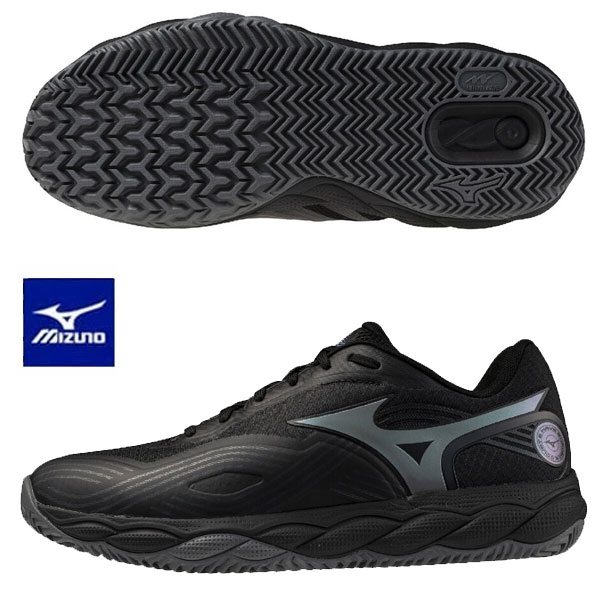 即納可★ 【MIZUNO】ミズノ テニスシューズ 【クレー／砂入り人工芝コート】ウエーブエンフォースコート2 WIDE OC 61GB263909
