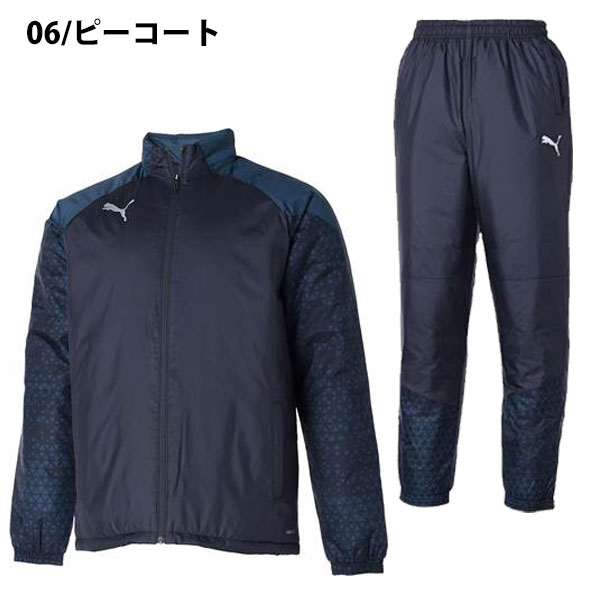 即納可☆【PUMA】プーマ TEAMCUP 中綿ジャケット＆中綿パンツ ウインド