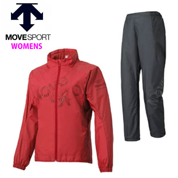 即納可★【DESCENTE】デサント ブレーカー上下セット Move Sport レディース コズミックサーモ ウインドブレーカー上下セット DMWMJF30 DMWMJG30