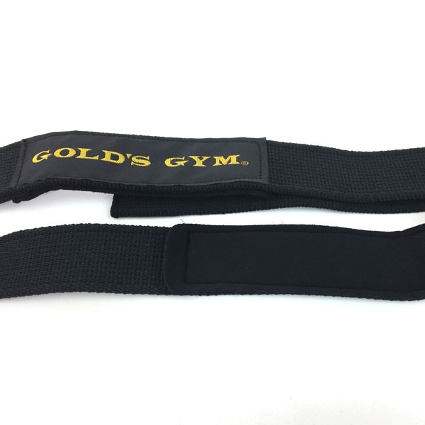 送料無料 メール便発送 即納可☆【GOLD’S GYM】ゴールドジム リストストラップ リフティングストラップ ローイング プル系 懸垂 デッド｜au  PAY マーケット