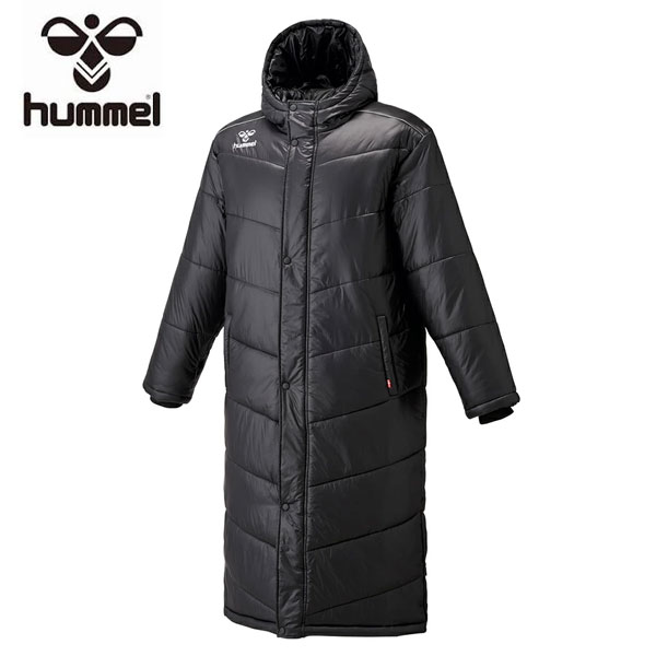 即納可★ 【hummel】ヒュンメル 中綿ロングコート ジュニア HAW8081
