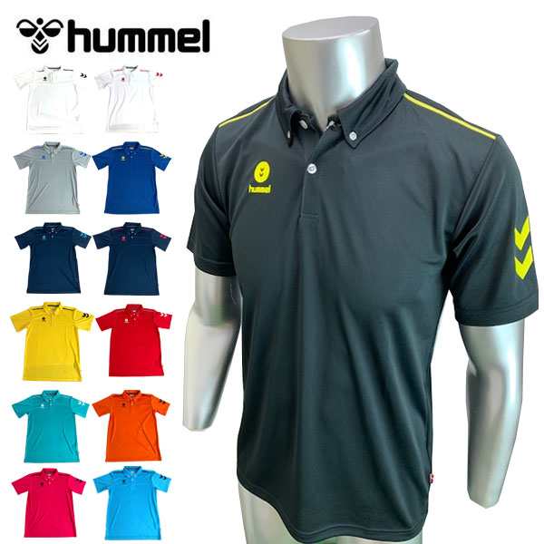 送料無料 メール便発送 即納可★【hummel】ヒュンメル 20SS ワンポイントポロシャツ サッカー フットボール フットサル ユニセックス  HA｜au PAY マーケット