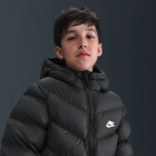 即納可☆NIKEナイキ Therma-FIT ルーズフィット ミッドレングス パファー ジャケット ジュニア 中綿ジャケット HJ2722