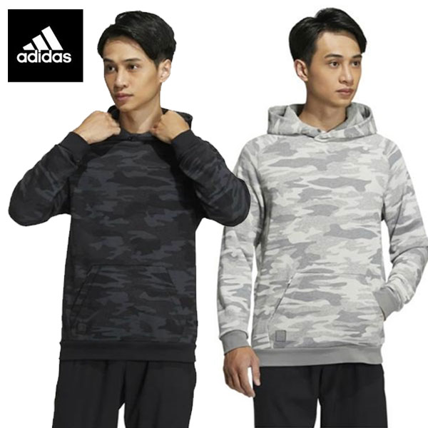 即納可☆【adidas】アディダス カモパターンプリント プルオーバー ゴルフ スウェット パーカー KP965 6,600円